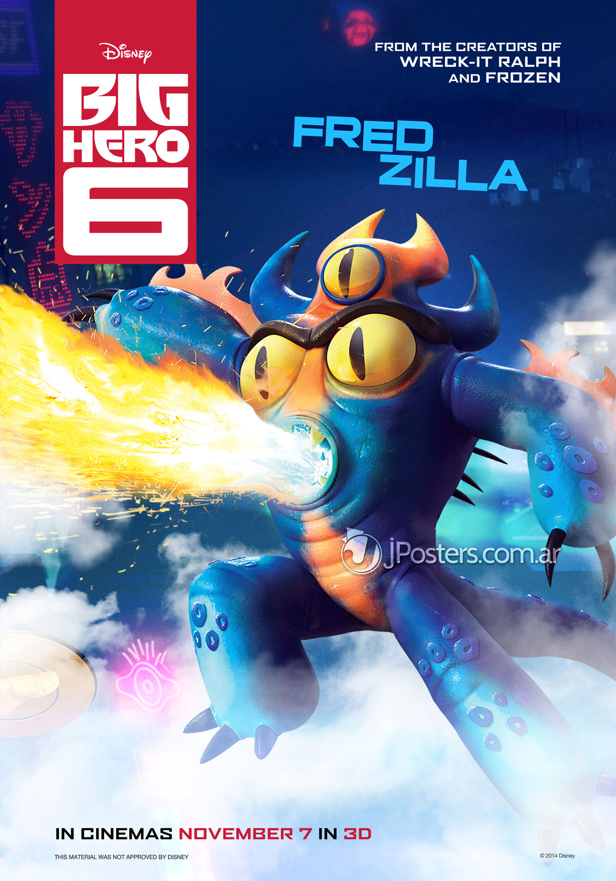 Image Big Hero 6 Posters Fredzilla Disney 37256175 1225 1750jpg