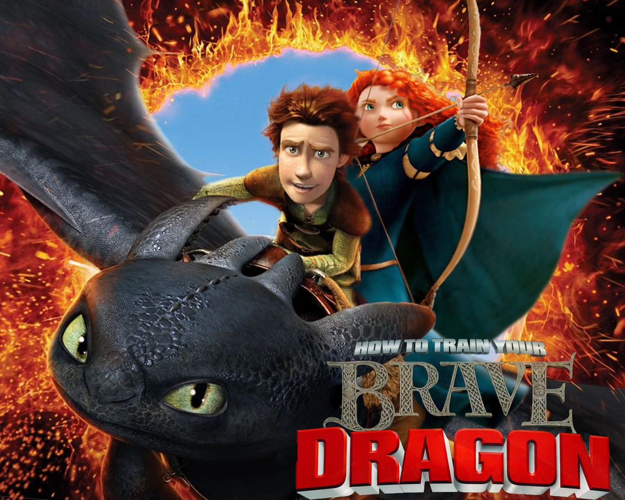 Image How to train your Brave dragon.png Rise of the Brave Tangled