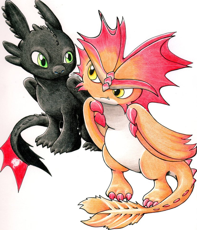 toothless x cloudjumper