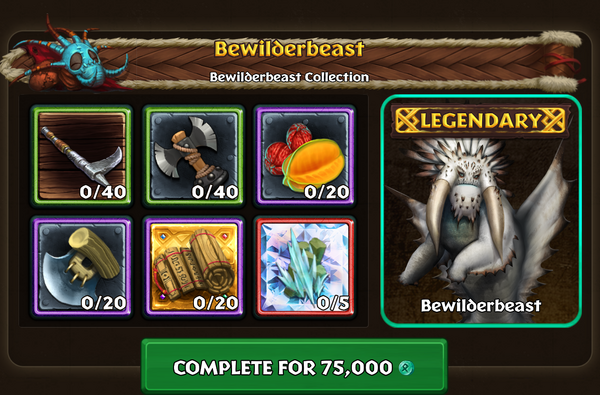 Bewilderbeast Collections | Dragons: Rise of Berk Wiki | FANDOM powered