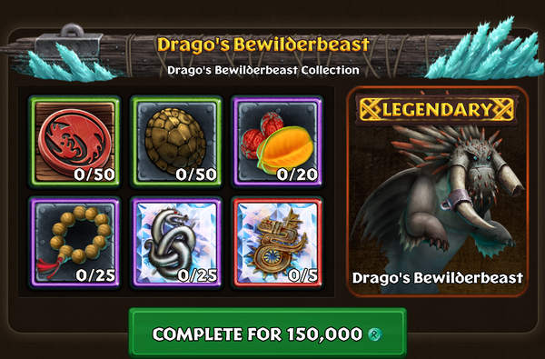 Drago's Bewilderbeast Collections | Dragons: Rise of Berk Wiki | Fandom