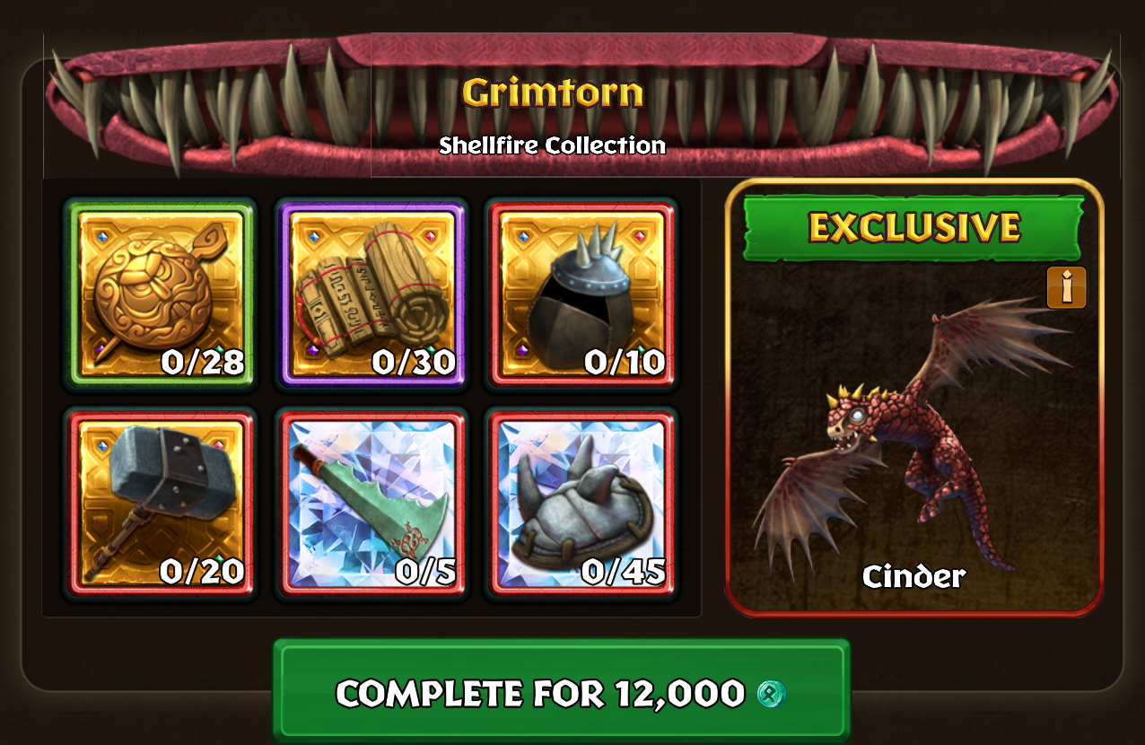 Shellfire Collections | Dragons: Rise of Berk Wiki | FANDOM powered by
