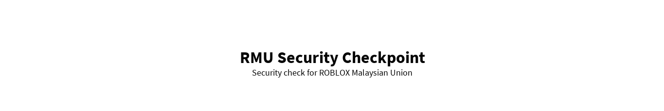 Rmu Security Check Centre Roblox Malaysian Union Wiki Fandom - rmu security checkpoint centre