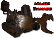 Major damage small