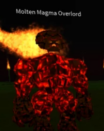 Molten Magma Overlord Roblox Alfheim Online Wiki Fandom - magma king roblox