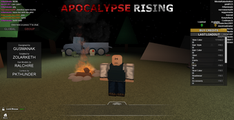 Gameplay Apocalypse Rising 1 Roblox Apocalypse Rising Wiki Fandom - apocalypse rising roblox game