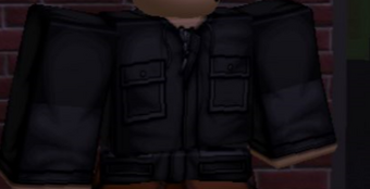 Front Roblox Blue Jacket