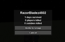 Player Stats Roblox Apocalypse Rising Wiki Fandom Powered By Wikia - player stats short for player statistics can be viewed by clicking a player s username on the leaderboard by clicking on this you can view how many days