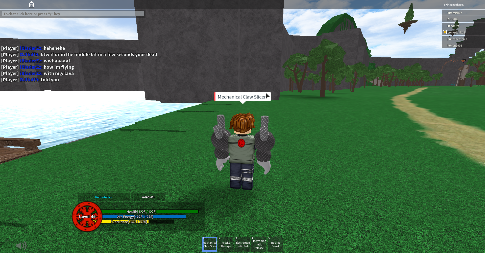 Master of the elements roblox