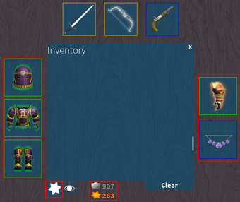 how to open your inventory in roblox