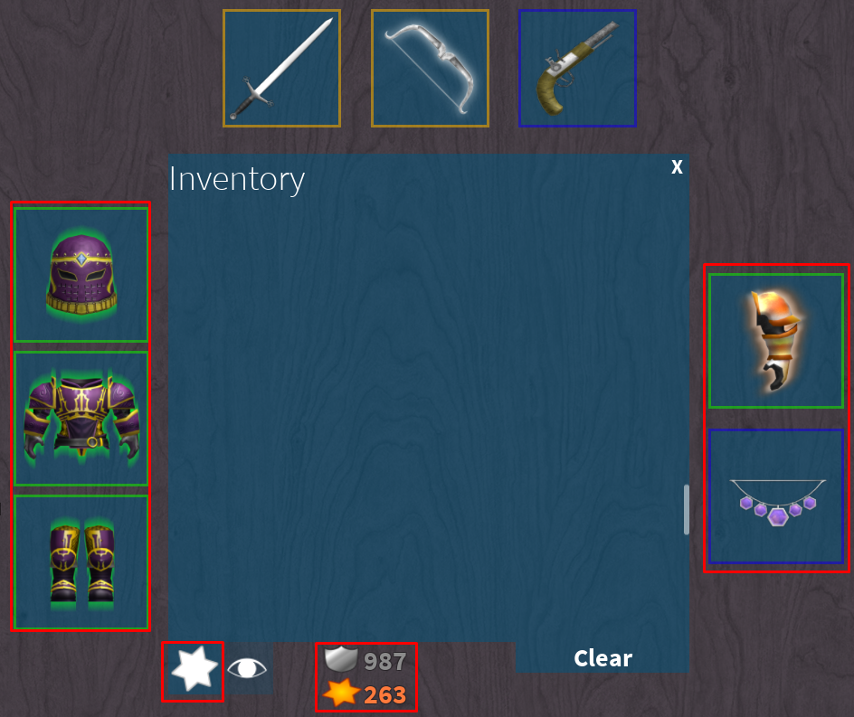 Inventory Roblox Arcane Adventures Wikia Fandom Powered By Wikia - a player is wearing a sunken champion set gauntlet of the rising phoenix and deluxe magic amulet to get a total of 263 attack boost and 987 extra defense