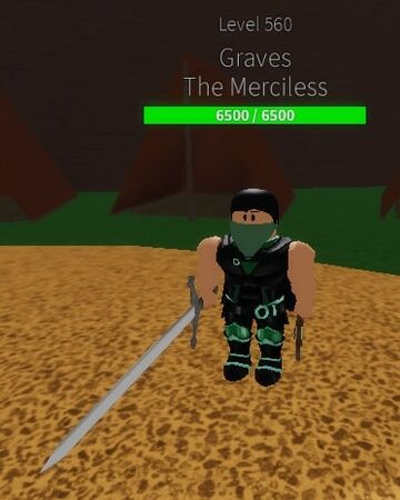 Graves The Merciless Roblox Arcane Adventures Wikia Fandom - new roblox custom island adventure roblox