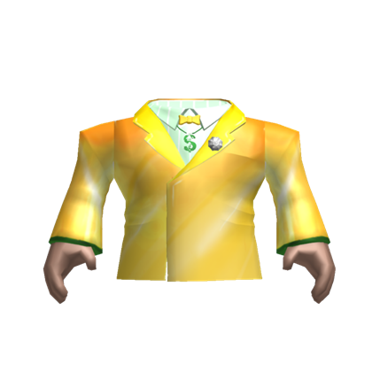 Roblox Black And Yellow Suit