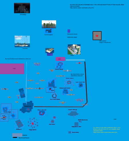 MAP OF ARCANE ADVENTURES