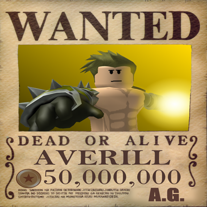 Roblox Wanted Poster