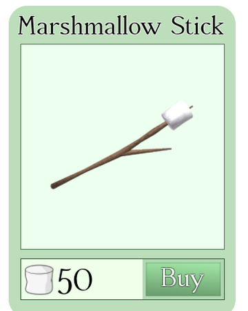 Marshmallow Stick Roblox Backpacking Wiki Fandom - roblox backpacking wiki