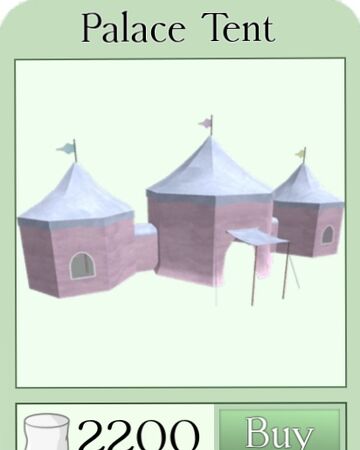 Palace Tent Roblox Backpacking Wiki Fandom - the palace roblox