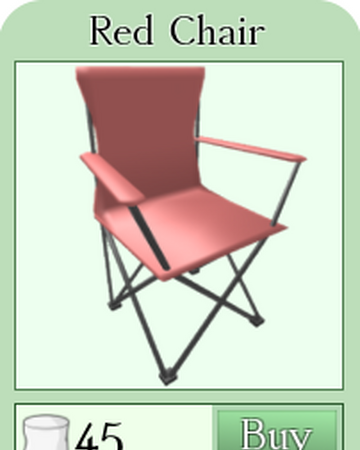 Red Chair Roblox Backpacking Wiki Fandom - chair roblox