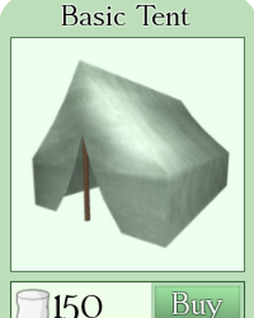 Basic Tent Roblox Backpacking Wiki Fandom - roblox tent