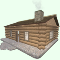 Log Cabin Roblox Backpacking Wiki Fandom - backpacking roblox wiki