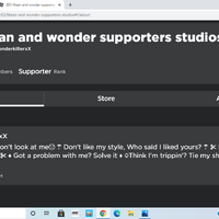 Mean And Wonder Supporter Studios Roblox Battlebots Wiki Fandom - roblox supporter