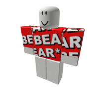 red roblox ears Bear All Over Red Print Roblox Bear Wiki Fandom