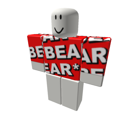 Bear All Over Red Print Roblox Bear Wiki Fandom - cheedaman roblox