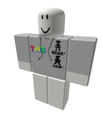 Bear Sam Branded Hoodie Smiley Face Back Roblox Bear Wiki