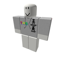Bear Sam Branded Hoodie Smiley Face Back Roblox Bear Wiki