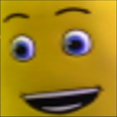 Yellow Big Roblox Face