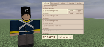 Prussian Infantry Uniforms Roblox Blood Iron Wikia Fandom - shako roblox