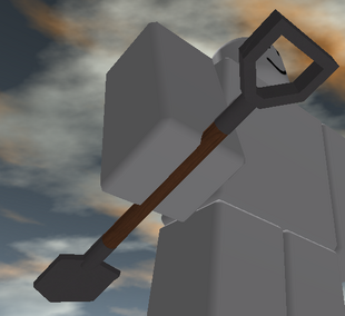 shovel roblox blood iron