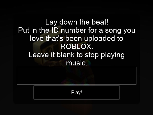 Game in roblox that gives you a boombox