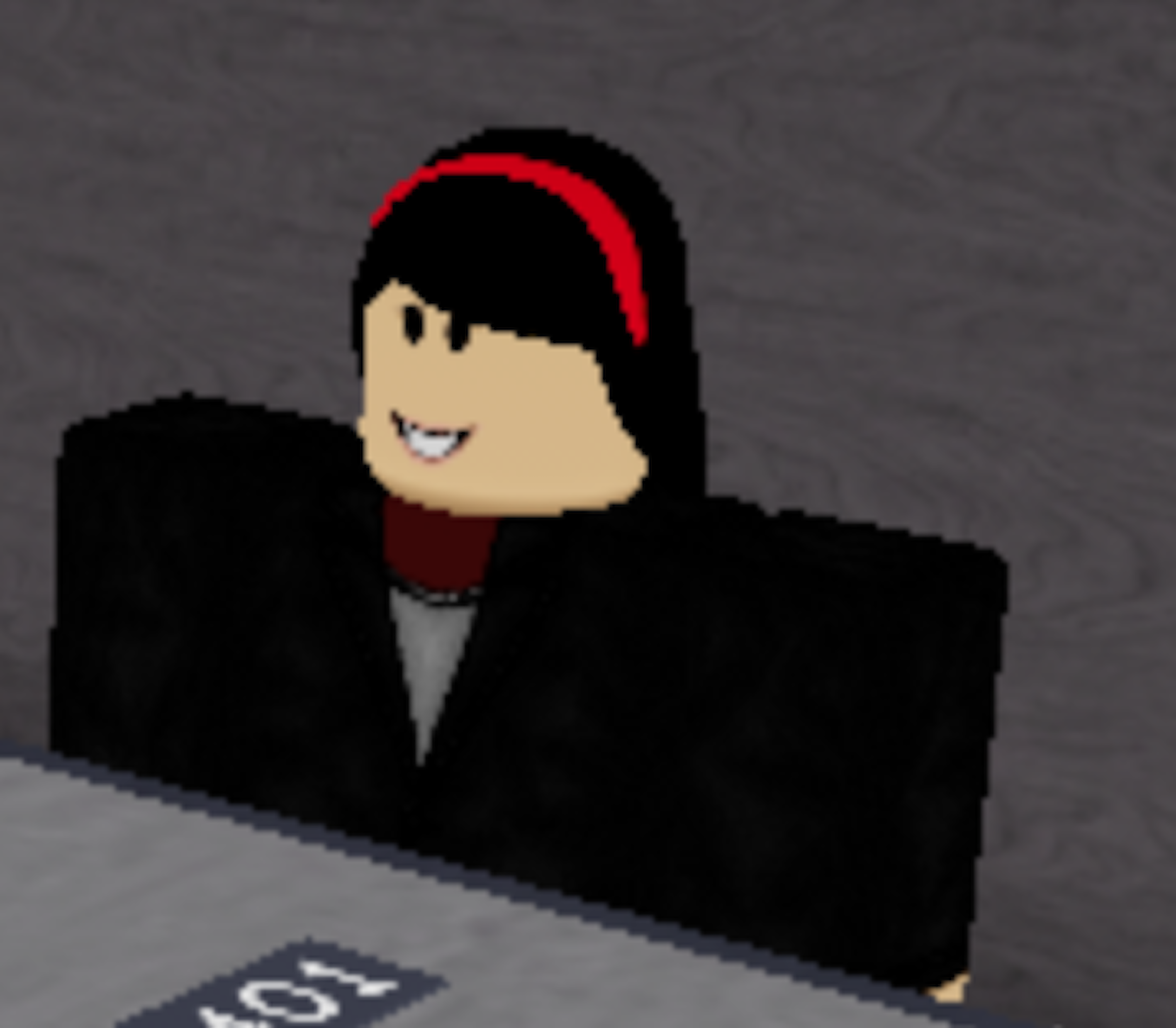 Receptionist Roblox Camping Wiki Fandom - black bed hair roblox