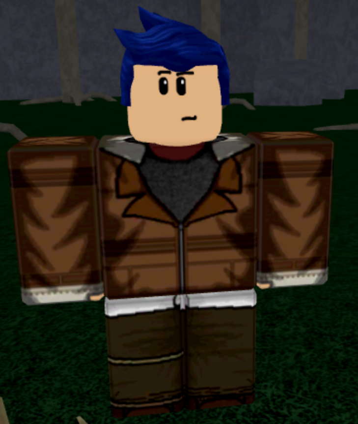 Roblox Character No Face Brown Hair