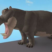 Hippopotamus Gorgops Roblox Cenozoic Survival Wiki Fandom - dinogojiraguy cenozoic survival roblox wiki fandom