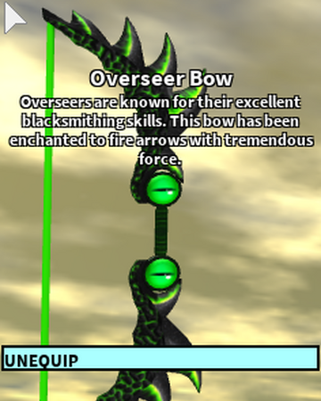 Overseer Bow Roblox Craftwars Wikia Fandom