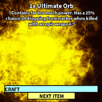 Ultimate Orb Roblox Craftwars Wikia Fandom
