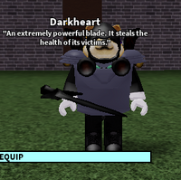 Roblox Darkheart Sword