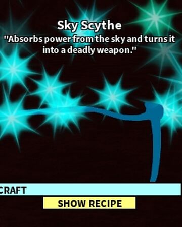 best weapons in roblox craftwars Sky Scythe Roblox Craftwars Wikia Fandom