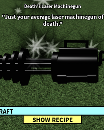 Death S Laser Machinegun Roblox Craftwars Wikia Fandom