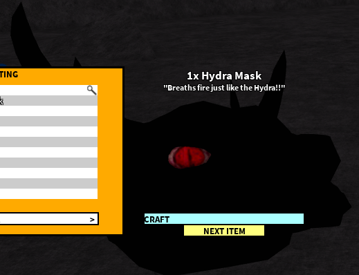 Hydra Mask Roblox Craftwars Wikia Fandom Powered By Wikia - dazzler roblox craftwars wikia fandom powered by wikia