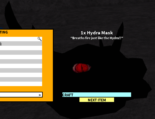 Hydra Mask Roblox Craftwars Wikia Fandom Powered By Wikia - 