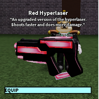 Red Hyperlaser Roblox Craftwars Wikia Fandom