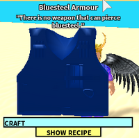 Bluesteel Armour Roblox Craftwars Wikia Fandom