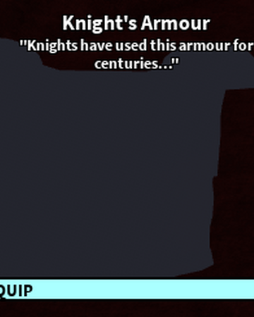 Roblox Knight Armour