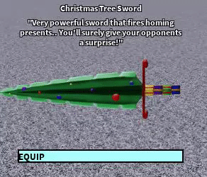 Christmas Tree Sword Roblox Craftwars Wikia Fandom - christmas tree sword roblox wikia fandom powered by wikia