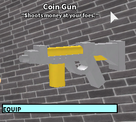 Coin Gun Roblox Craftwars Wikia Fandom - roblox craftwars best weapon robux codes may 2019