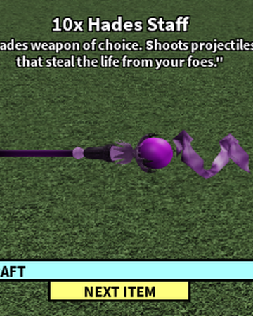 Hades Staff Roblox Craftwars Wikia Fandom
