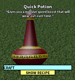 Quick Potion Roblox Craftwars Wikia Fandom Powered By Wikia - 